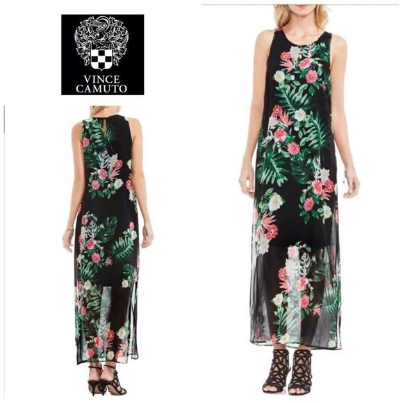New. Havana tropical maxi dress. - Picture 1 of 8